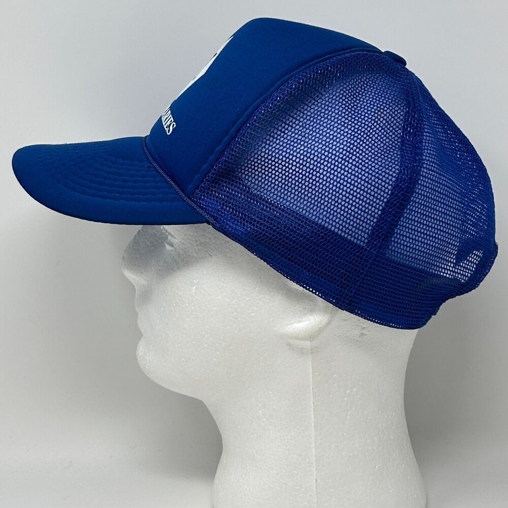 Vintage J & J Temporaries Trucker Hat Baseball Cap Temps Staffing Snapback Blue - Picture 7 of 10